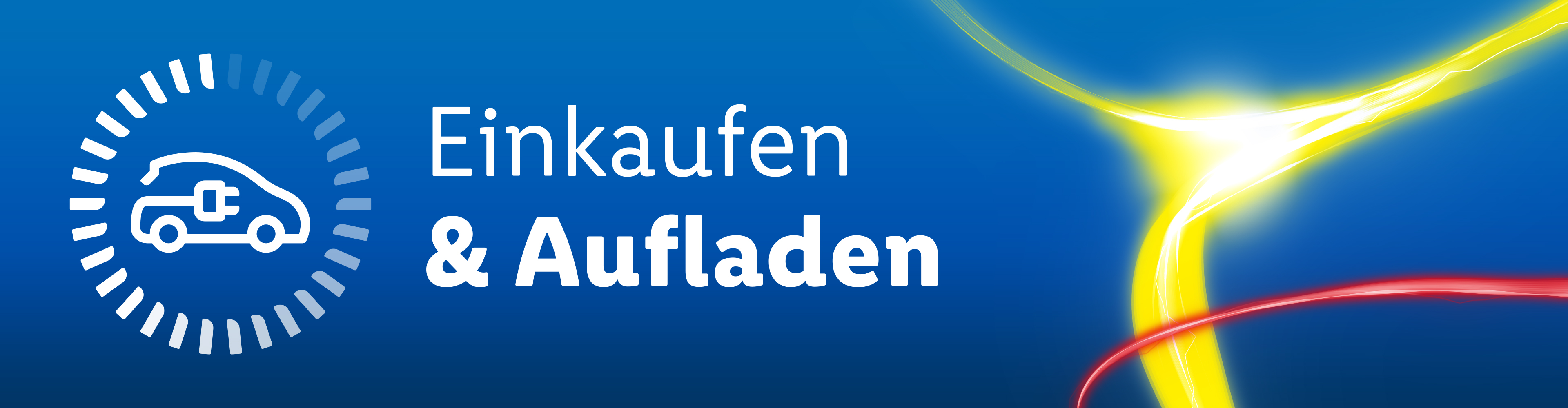 Einkauf & Aufladen von E-Autos.