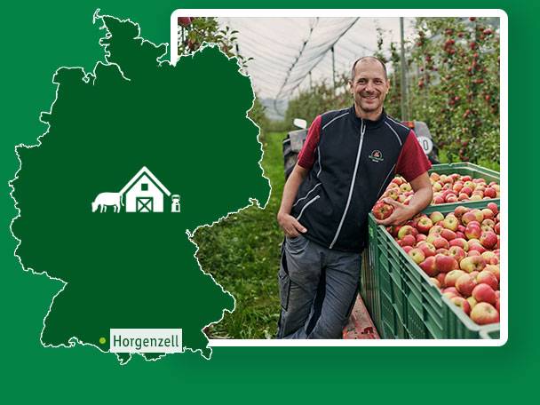 Bioland-Apfelbauer Nikolaus Glocker aus Horgenzell