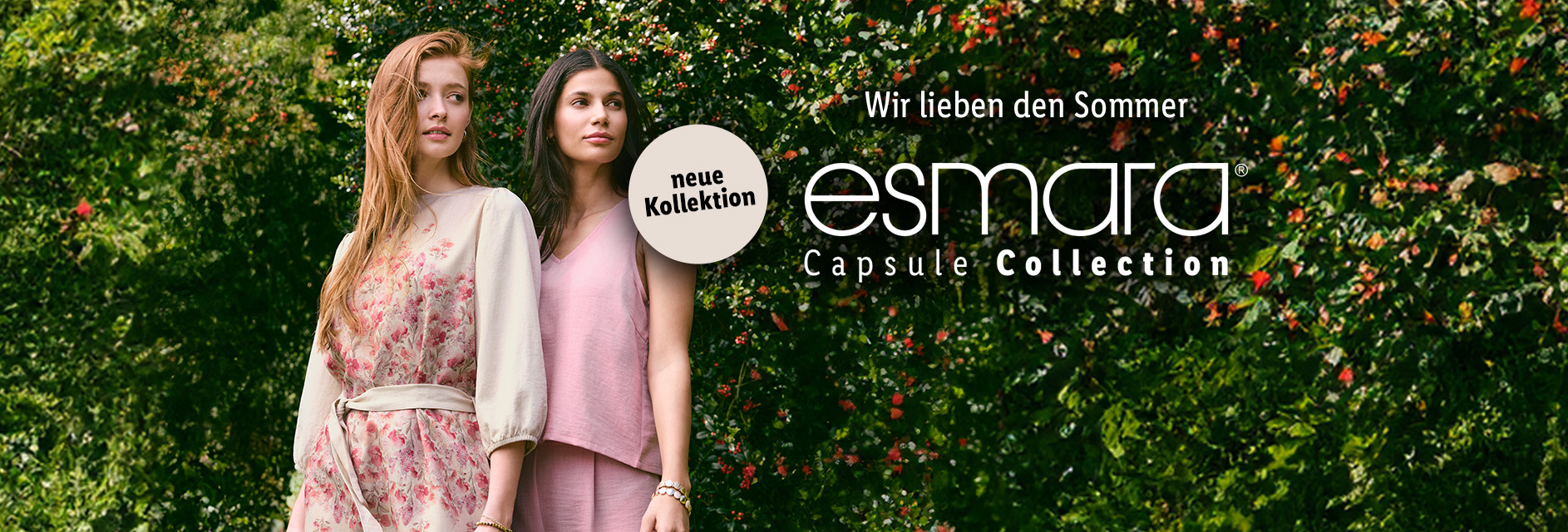 Neue Esmara Sommer-Kapselkollektion: Blumenkleider und Jumpsuits.