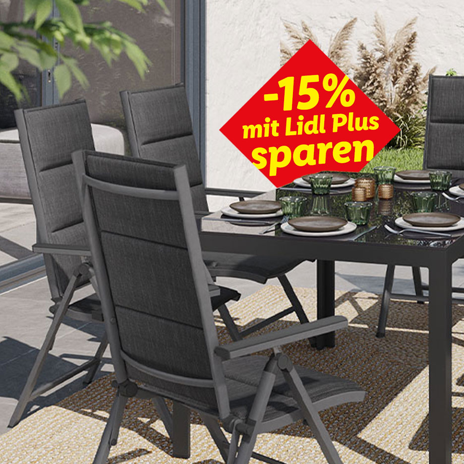 -15% mit Lidl Plus auf unsere Gartenserie »Toronto« sparen