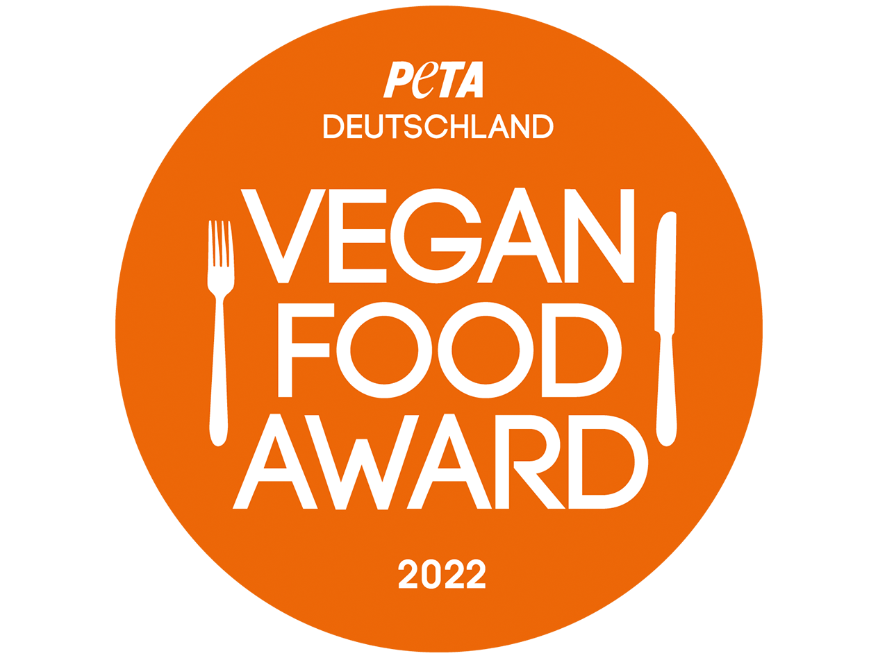 PETA Deutschland Vegan Food Award 2022.