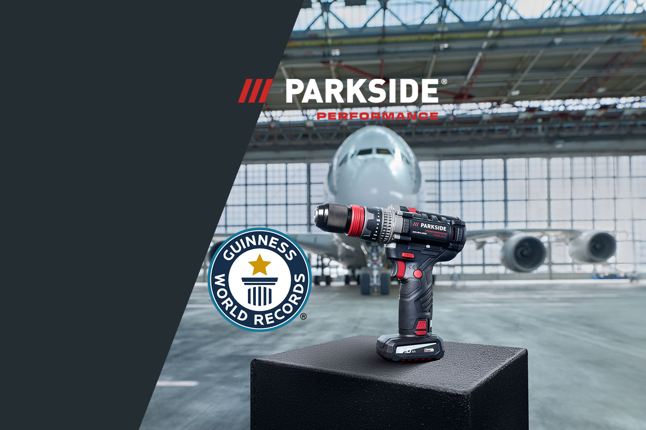 Parkside Performance Bohrmaschine, Guinness-Weltrekord.