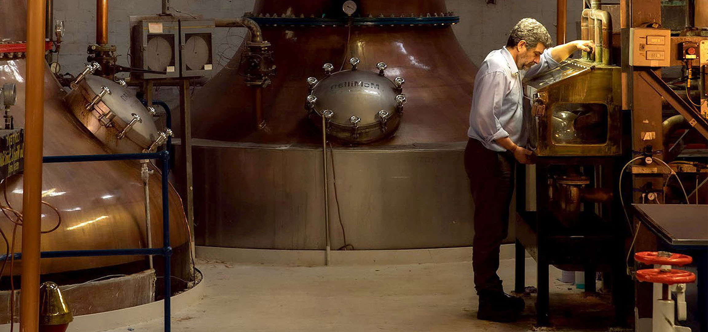 Kupferbrennblasen, Stillman-Ausrüstung, Brennerei.