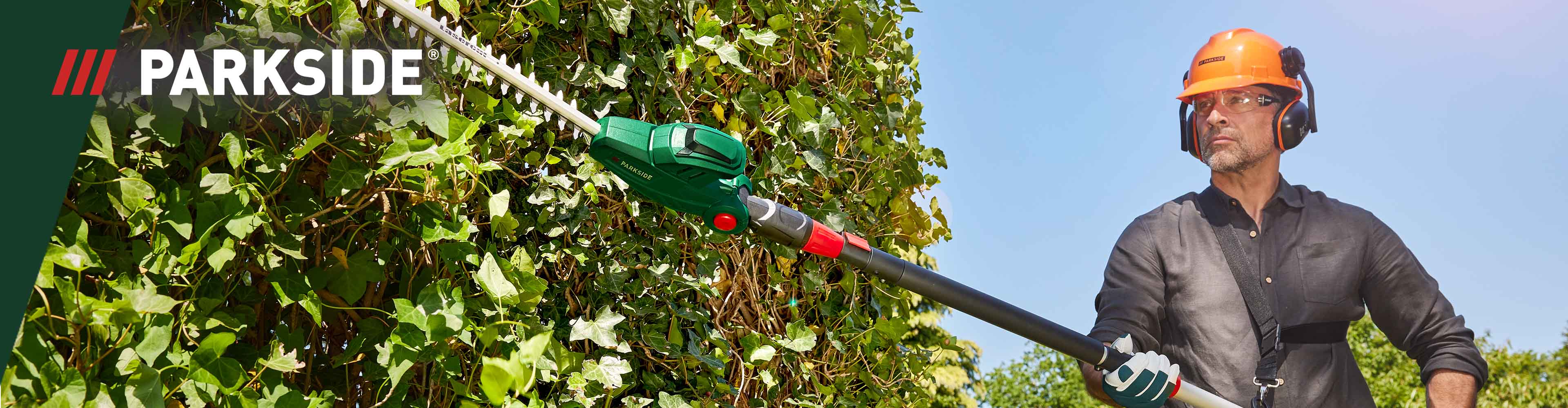 Parkside Teleskop-Heckenschere: Schneiden von Sträuchern und Hecken.