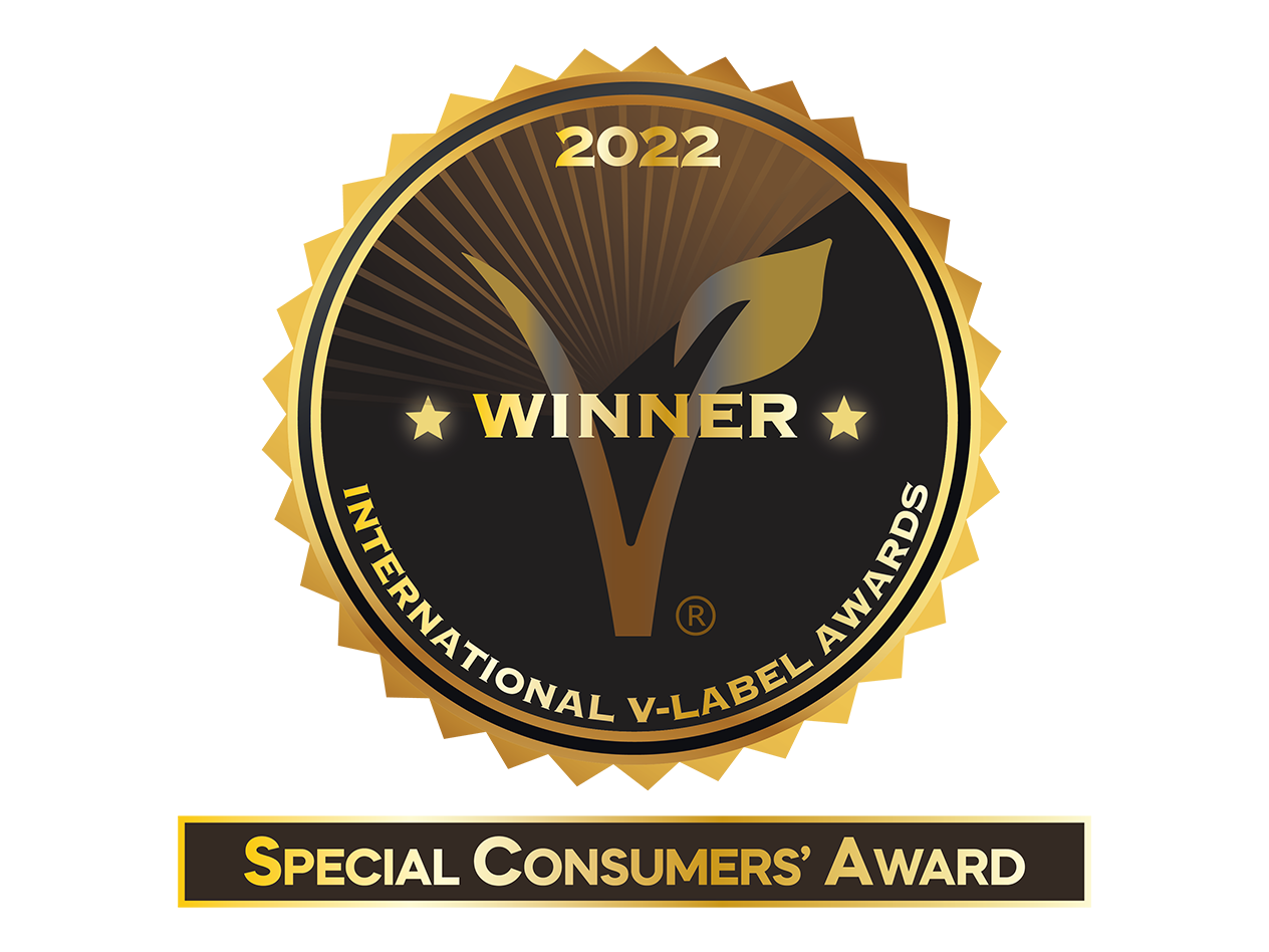 V-Label Gewinner 2022: Sonderpreis der Verbraucher.