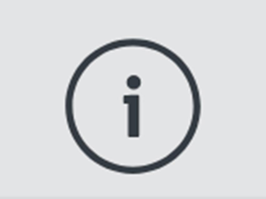 Rundes Informationssymbol.