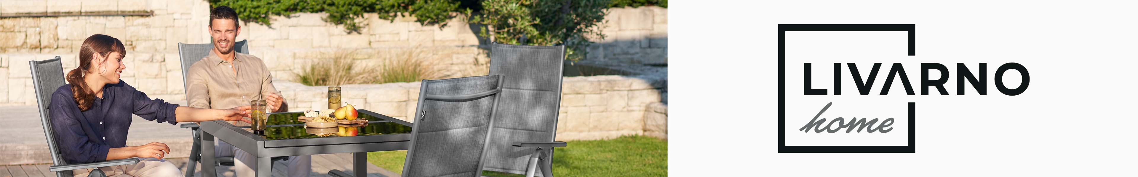 Livarno Home Garten Tisch und Stühle.