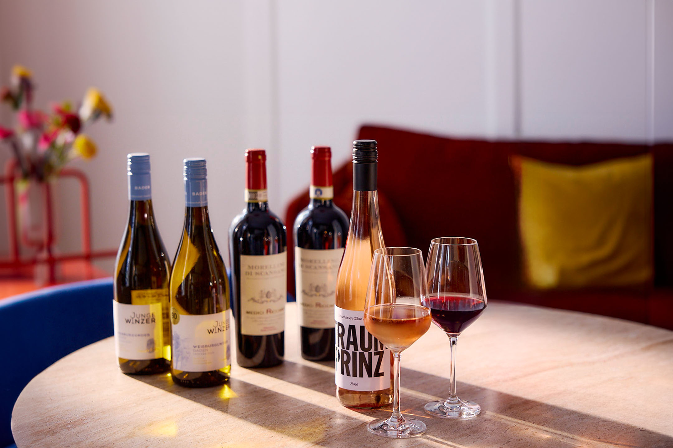 Junger Winzer, Morelli di Scanzano und Traumprinz Weine.