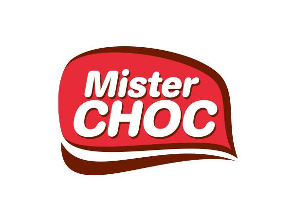 Logo von Mister Choc Schokoladenprodukten.