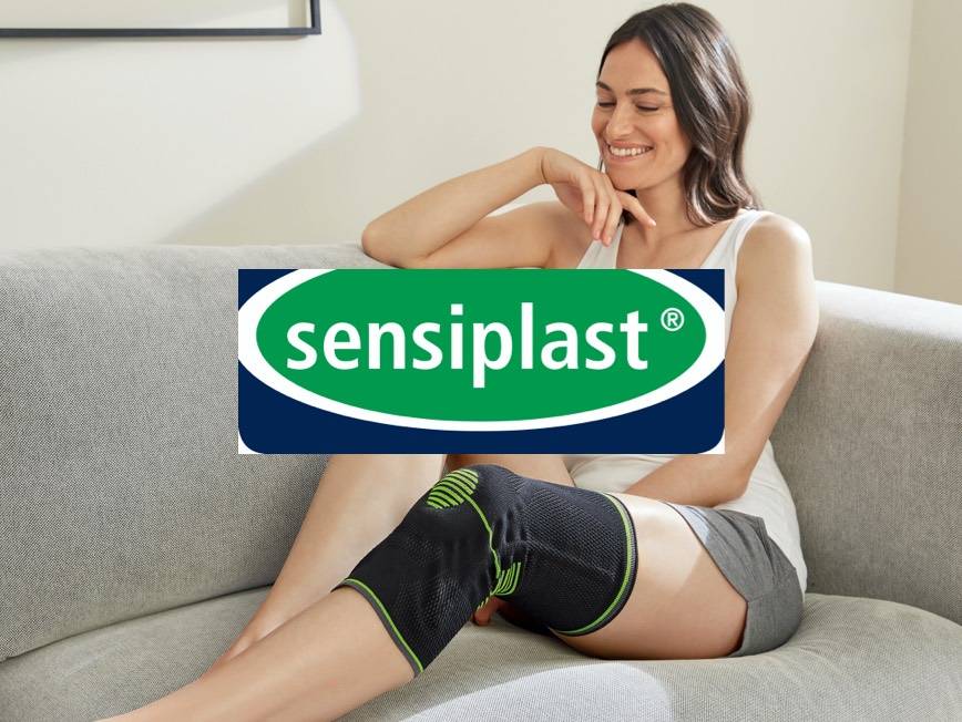 Sensoplast: Knieschützer und Knieorthese.