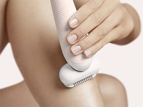 Braun Epilierer zur Haarentfernung.