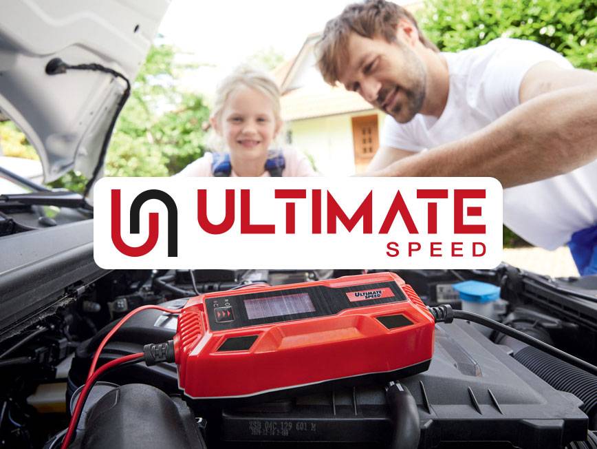 Ultimate Speed Akkuladegerät und Autoreparatur.