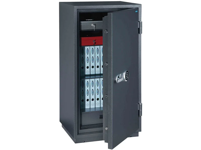 Tresor für Dokumente und Wertgegenstände.