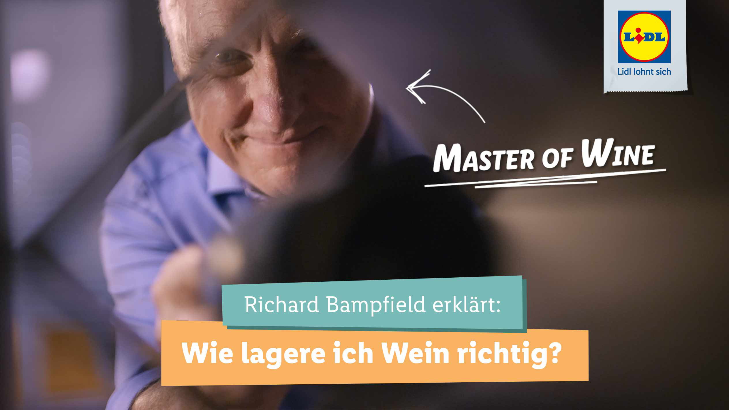Richard Bamfield erklärt die richtige Lidl Weinlagerung.